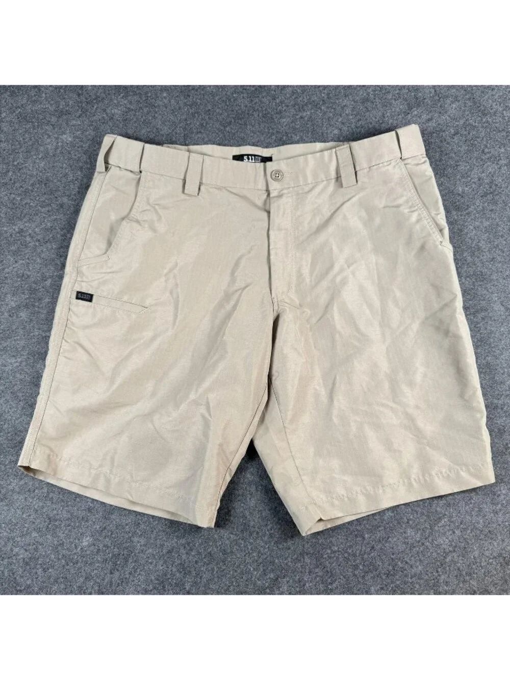 5.11 Shorts Mens Size 38 Beige Chino Ripstop Tactical Casual Workwear Summer